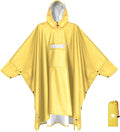 ANYOO Hooded Rain Poncho for Adults Waterproof Lightweight Rain Coat for Men by Anyoo
