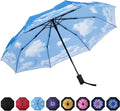 SY COMPACT Travel Umbrella Windproof Automatic Umbrellas Small Compact UV Sun by SYCOMPACT