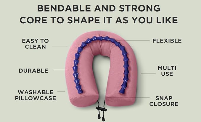 Dot&Dot Twist Memory Foam Travel Pillow - Image 2