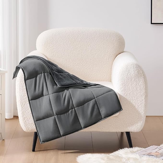 L'AGRATY Weighted Lap Blanket 7lb: Small Weighted Blankets - Image 7