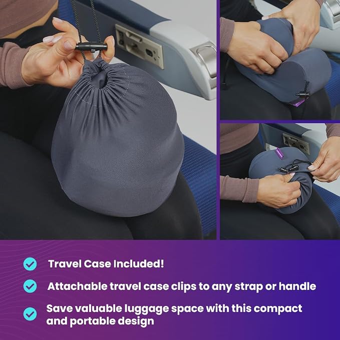 Cabeau Air Travel Pillow for Long Flights – Evolution Plus – U Shaped Memory - Image 5