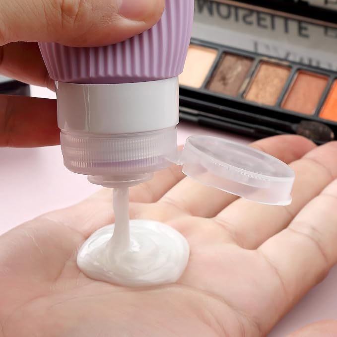 16 Pack Travel Bottles Set, TSA Approved Leak Proof Silicone Squeezable - Image 3