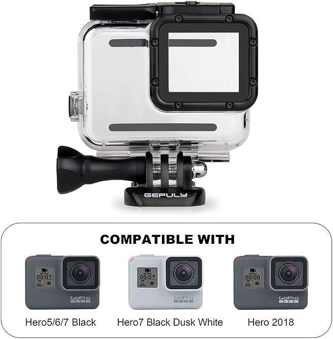 Waterproof Case for GoPro Hero 2018/7/6/5 Black - 45M Underwater Protective - Image 5