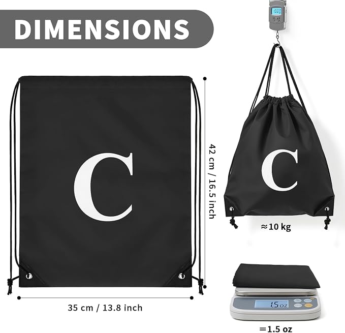 ZOMFELT 6Pcs Drawstring Backpack Drawstring Gym Bags, Foldable Draw String - Image 5