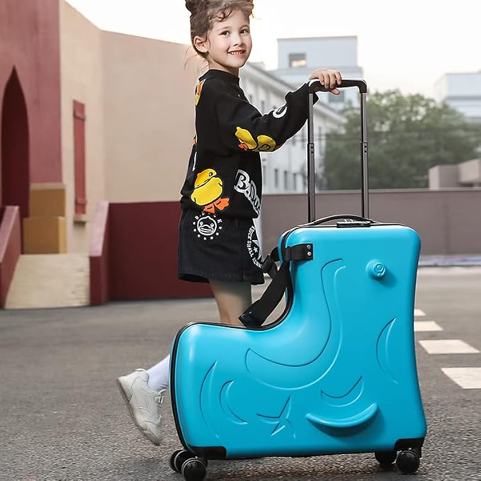 Kids’ Storage & Ride-On Travel Organizer – Dual-Purpose Children’s Suitcase - Image 5