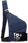 Anti Theft Crossbody Bags for Women Men, Slim Sling Bags by Ibalulu