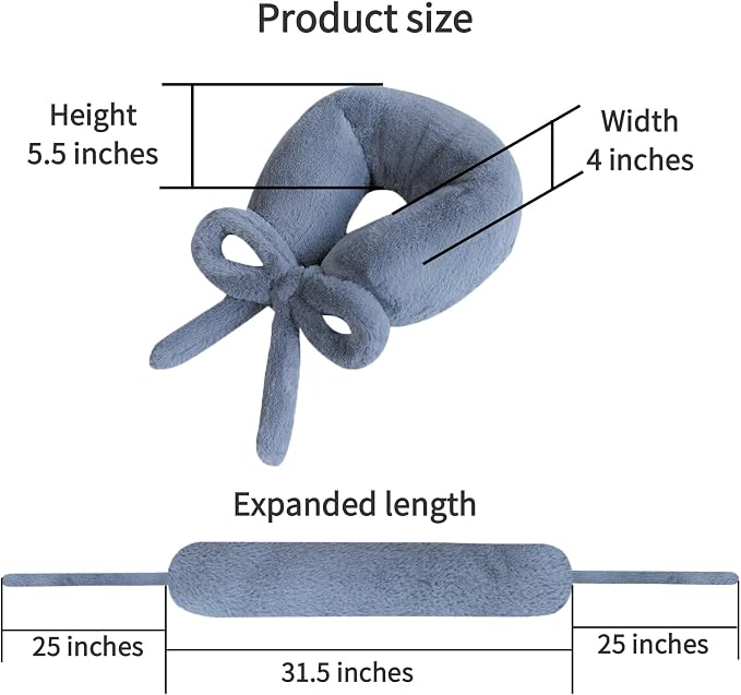 Travel Pillow Multifunctional Airplane Travel Neck Pillow Provides Neck and - Image 3