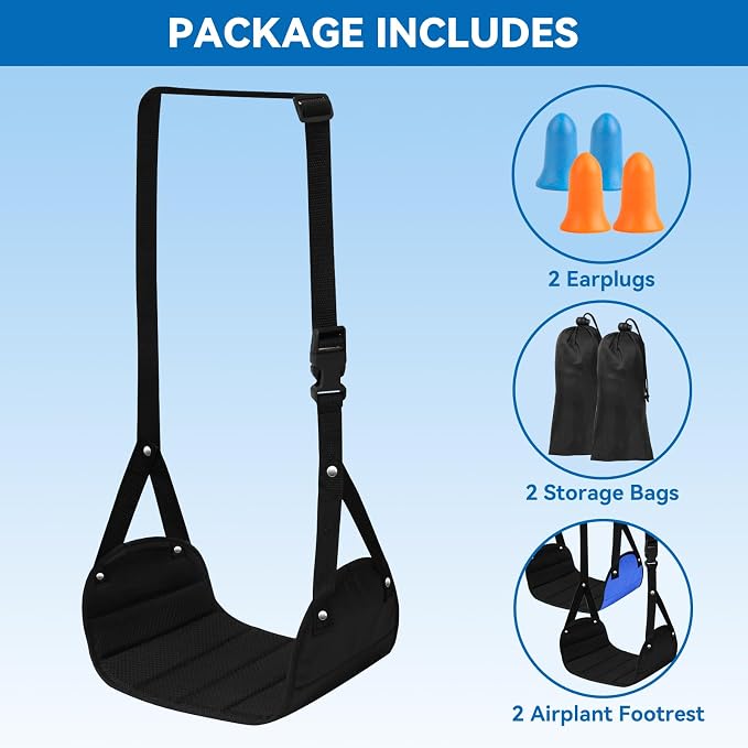 Foot Hammock for Plane Travel - Image 2