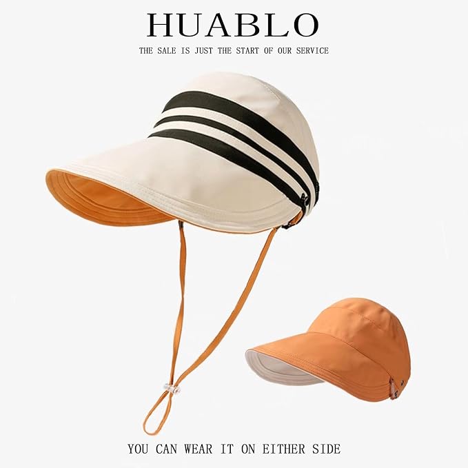 Sun Hats for Womens Wide Brim UV Protection Fishing Hats Packable Reversible - Image 7