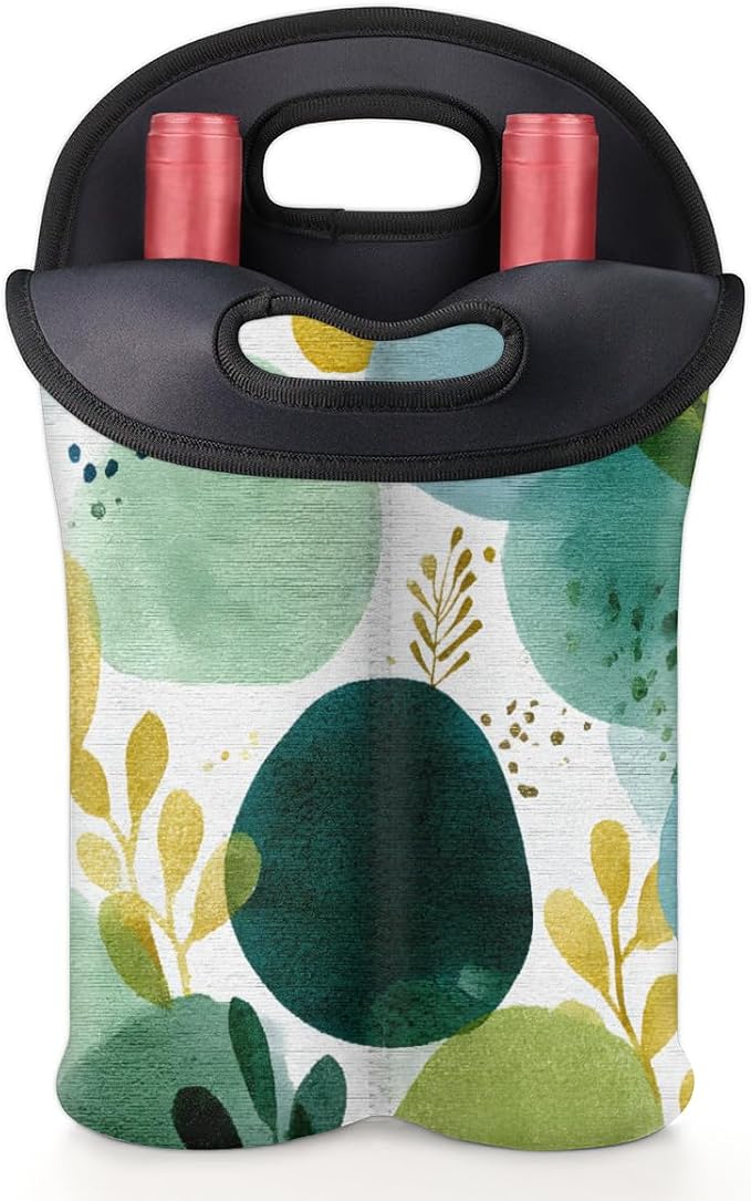 Neoprene Wine Tote, Bottle Carrier Gag Insulating Neoprene Thicker, Insulated - Image 5