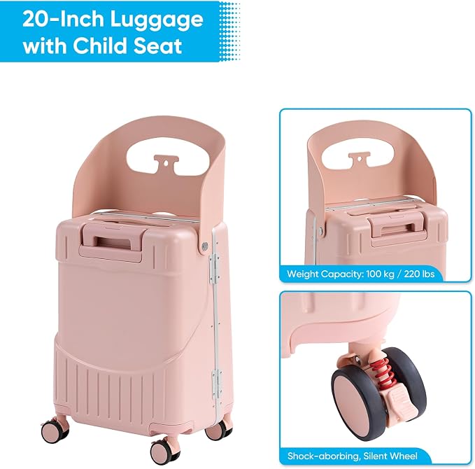 TABU 20" Ride-on Luggage with Seat - Image 5