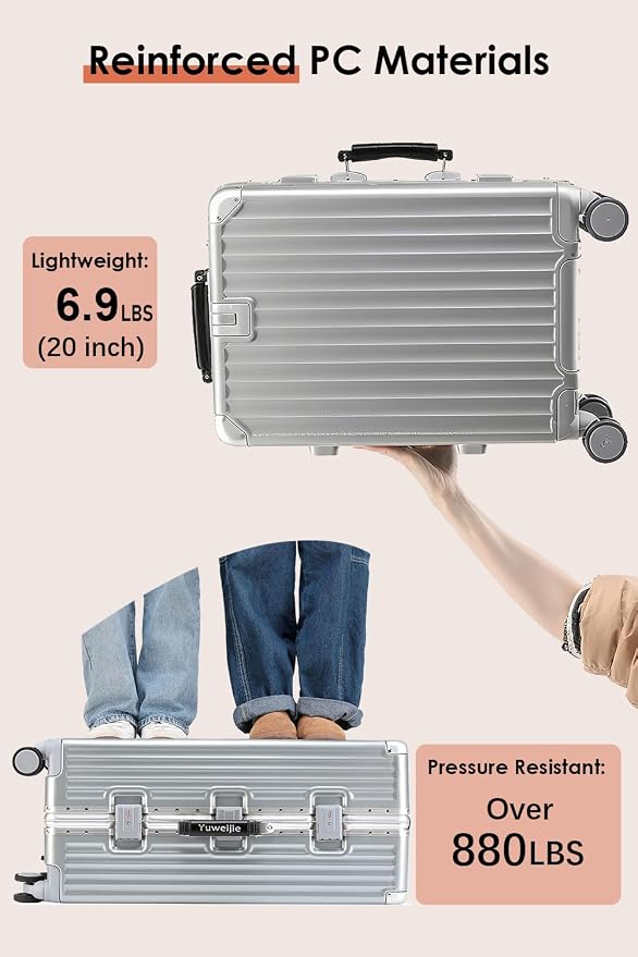 HotWay 26 Inch Hardside Checked Luggage - Image 4