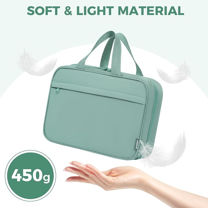 Toiletry Bag For women, Portable Hanging Organizer, 4 Leakproof Compartment for - Image 4