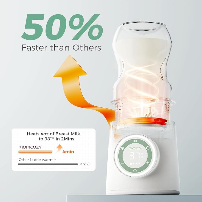 Momcozy Portable Bottle Warmer for Travel, Double Leak-Proof Travel Bottle - Image 2