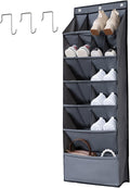 Over the Door Shoe Organizer, Oxford 600D Fabric Shoe Storage Rack by NELLHOMY