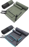 Eunzel 2 Pack Quick Dry Camping Towel, Microfiber Travel Towel 3 Size at 1 Pack by EUNZEL