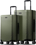 ECOHUB Hardside Expandable Carry On Luggage Sets, Recycled PC 20/24" Rolling by ECOHUB
