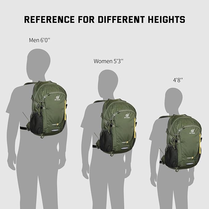 SKYSPER Small Hiking Backpack, 20L Lightweight Travel Backpacks Hiking Daypack - Image 7