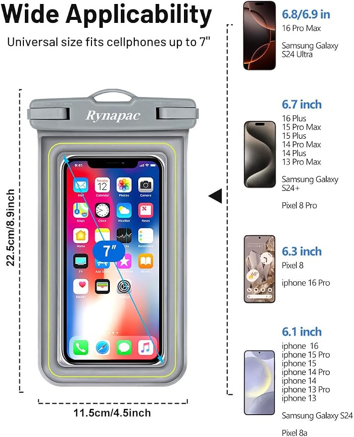 IP68 Waterproof Phone Pouch, Floating Waterproof Phone Case - Image 6