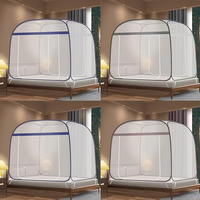Pop-Up Mosquito Net Tent for Beds Portable Folding Canopy - Image 8