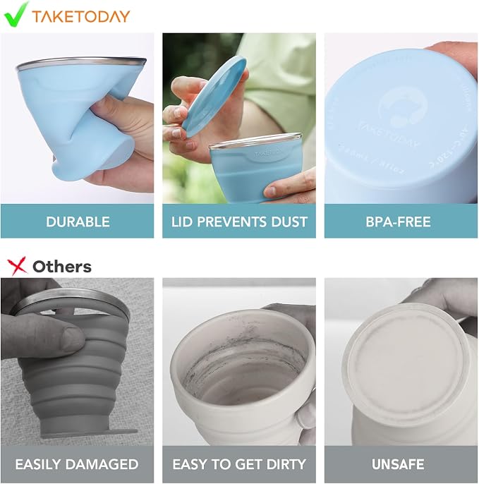 TakeToday Collapsible Travel Cup - Image 2