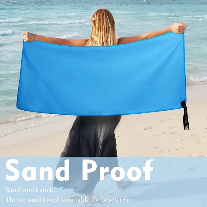 Microfiber Travel Towel, Soft Lightweight Quick Dry Towel, Super Absorbent - Image 6