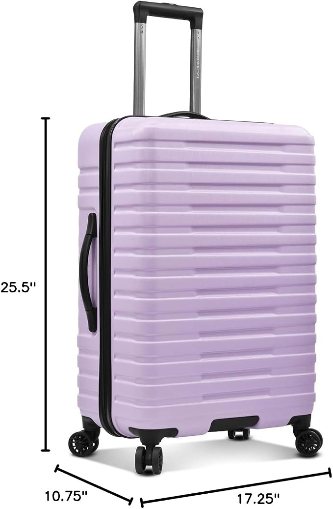 U.S. Traveler Boren Polycarbonate Hardside Rugged Travel Suitcase Luggage - Image 8