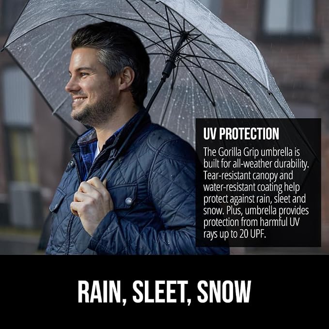 GORILLA GRIP Strong Stick Umbrella - Image 3