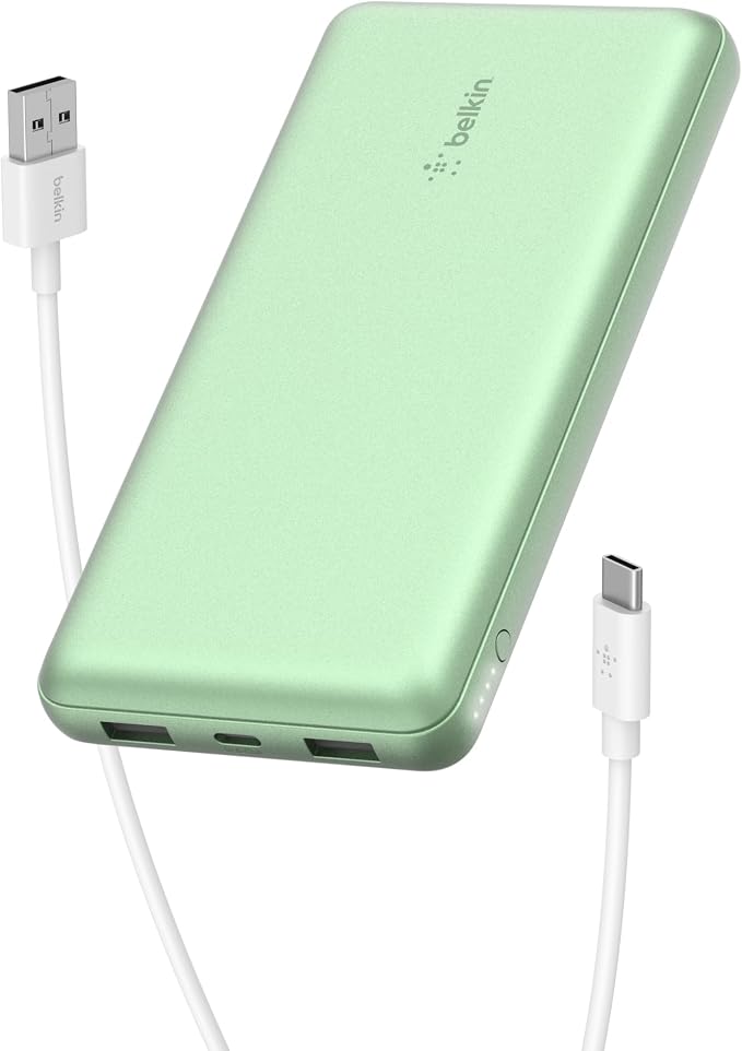 Belkin Portable Charger, USB-C Power Bank 20000 mAh w/ 2X USB-A Ports, 15W by Belkin