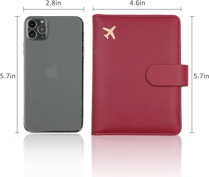 Melsbrinna Premium Leather Passport Holder Covers Case, Waterproof Rfid - Image 5