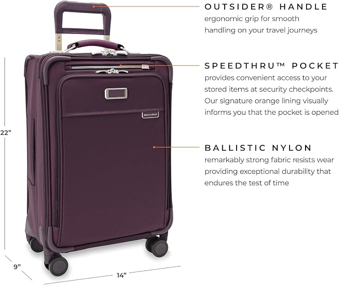 Briggs & Riley Essential 22" Carry On Expandable Spinner - Image 7