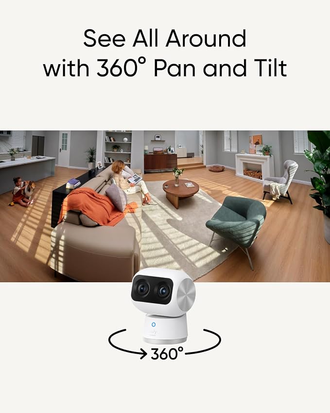 eufy Security Indoor Cam S350, Dual Cameras, 4K UHD Security Camera - Image 5