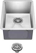 KRAUS Standart Pro 14 -inch Undermount Single Bowl 16 Gauge Stainless Steel Bar by KRAUS
