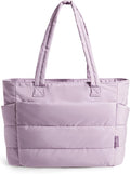 BAGSMART Tote Bag for Women, Lightweight Puffy Tote Bag by BAGSMART