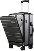 LUGGEX Carry On Luggage 22x14x9 Airline Approved, Polycarbonate Hard Suitcase by LuggeXLUGGAGE