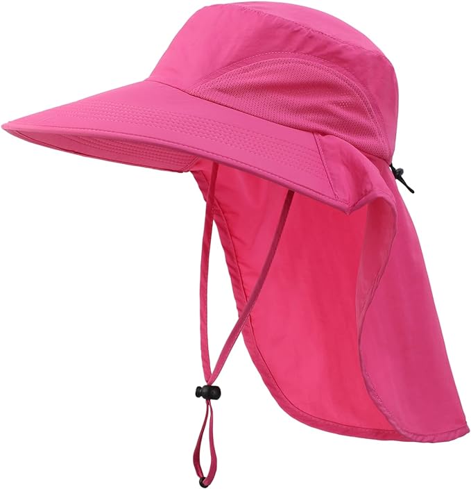 Home Prefer Outdoor UPF50+ Sun Hat Wide Brim Mesh Fishing Hat by HomePreferHatsCaps