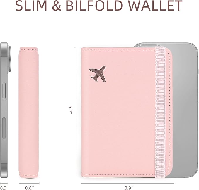 Passport Holder for Travel, Rfid Passport Cover Case, Passport Wallet Women - Image 3