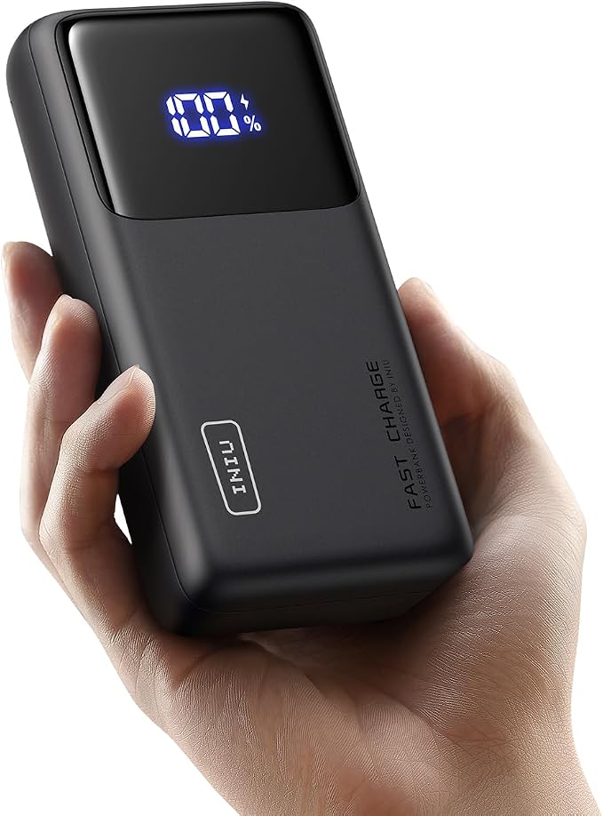 INIU Power Bank, 25000mAh 100W USB C Laptop Portable Charger, PD QC Fast by INIU