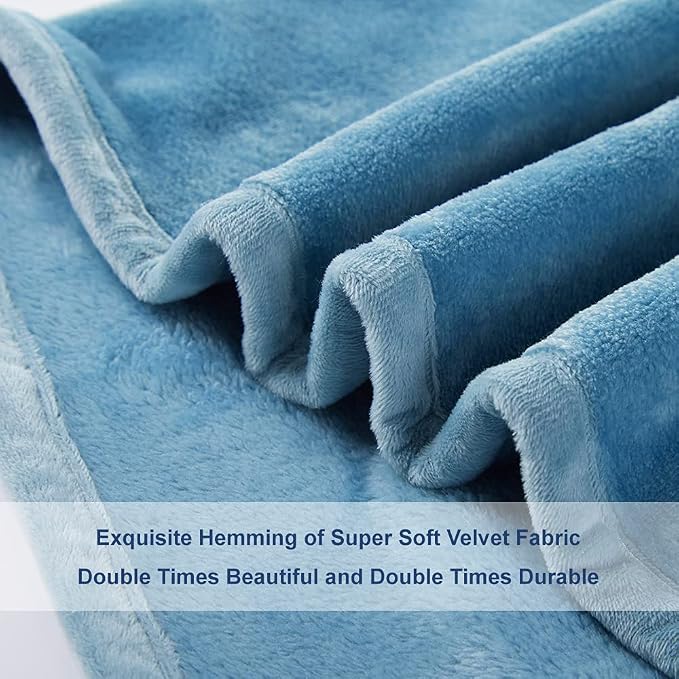 Surii Home Luxury Microfiber Flannel Blanket, Super Soft, and Breathable - Image 3