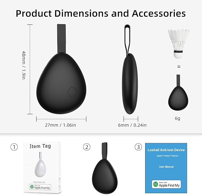Air Tracker Tag 1 Pack, Replaceable Battery, Key Finder and Item Locator Smart - Image 9