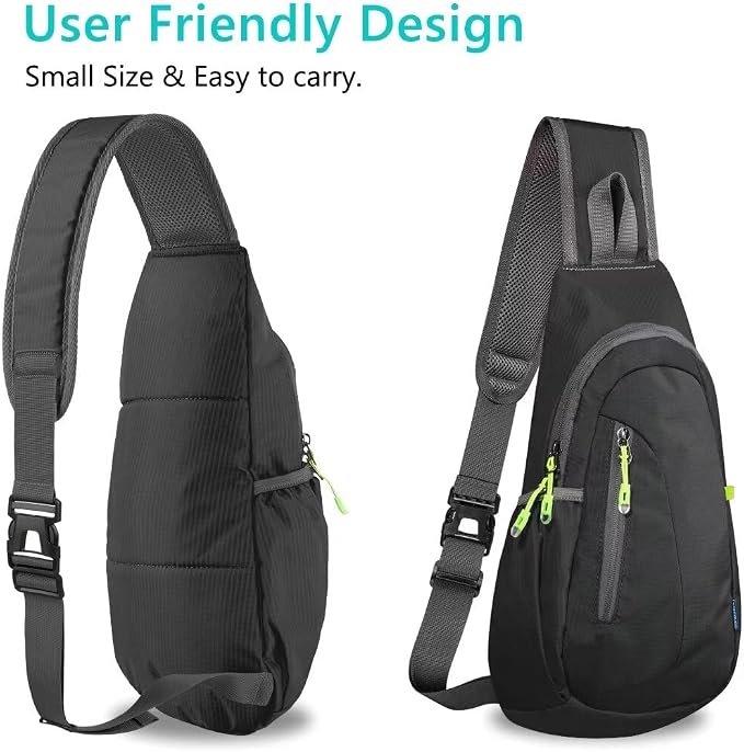 TITECOUGO Small Sling Bag, Lightweight Crossbody Backpack - Image 3