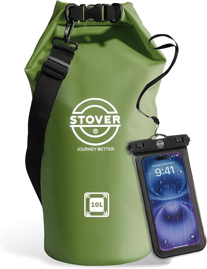 STOVER 5/10/25/30/40/55L Waterproof Backpack- Floating Dry Bag by STOVER