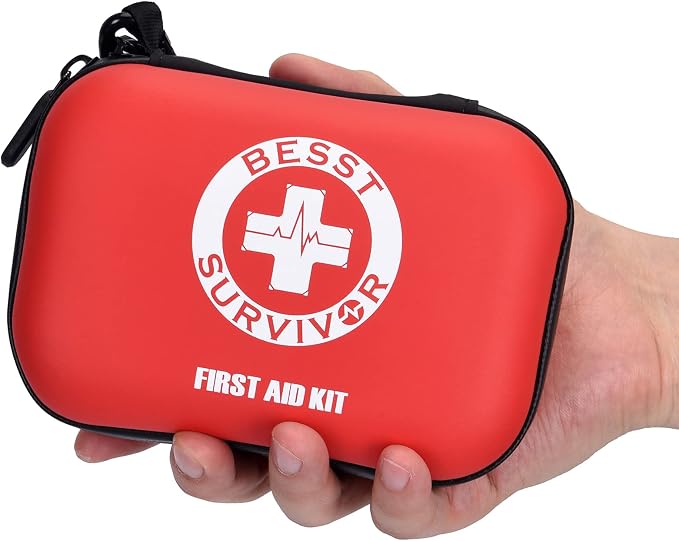 Mini First Aid Kit -Small Waterproof Hard Shell Medical Kit - Image 8