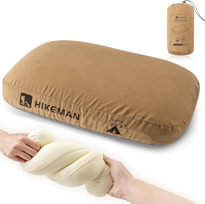 HIKEMAN Camping Memory Foam Pillow by HIKEMAN