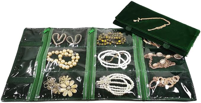 Travel Jewelry Roll Bag Portable Organizer Pouch - Image 5