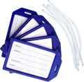 5 Pack of Premium Rigid Airline Luggage Tag Holders by Specialist+ID