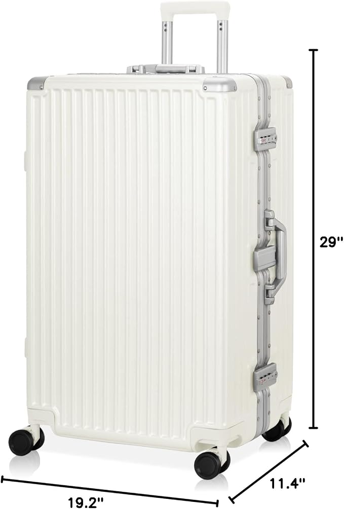 AnyZip Luggage PC+ABS Aluminum Frame Zipperless Checked Luggage Hard Shell - Image 10