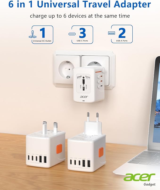 Acer Universal Travel Plug Adapter - Image 3