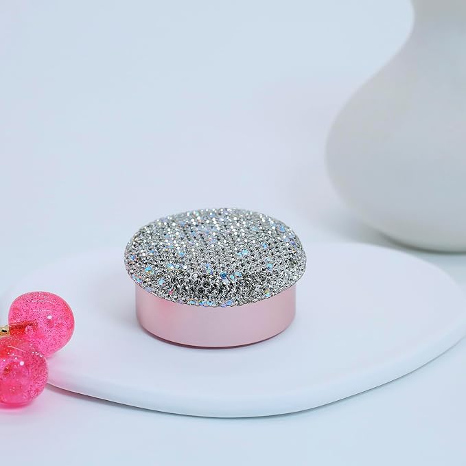 Small Pill Case 3 Compartments, Metal Round Portable Pill Box, Waterproof - Image 5