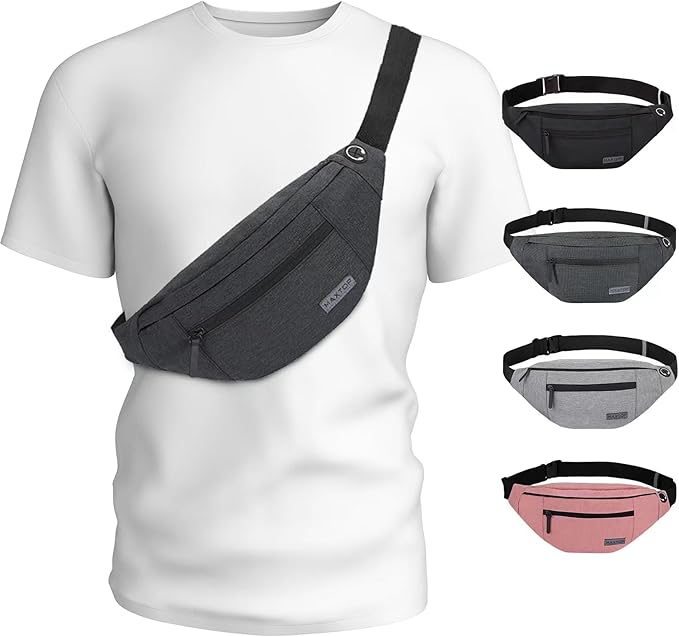 MAXTOP Large Crossbody Fanny Pack by MAXTOP